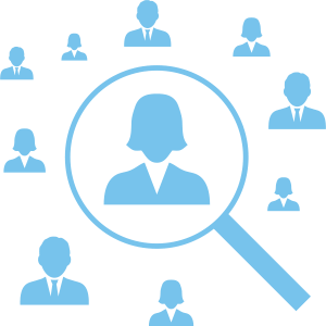 icon-whiite-peaople-search icon searching for right person